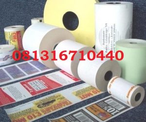 Cetak kertas parkir kertas roll