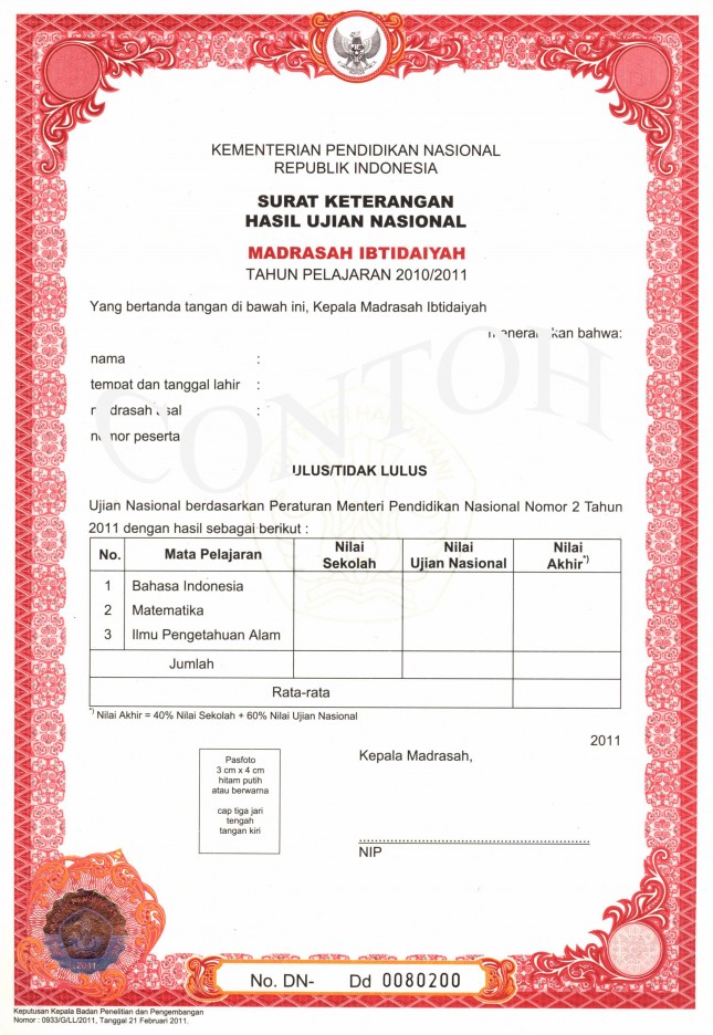 Cetak Ijazah transkip nilai