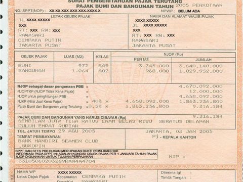 Cetak SPPT STTS murah